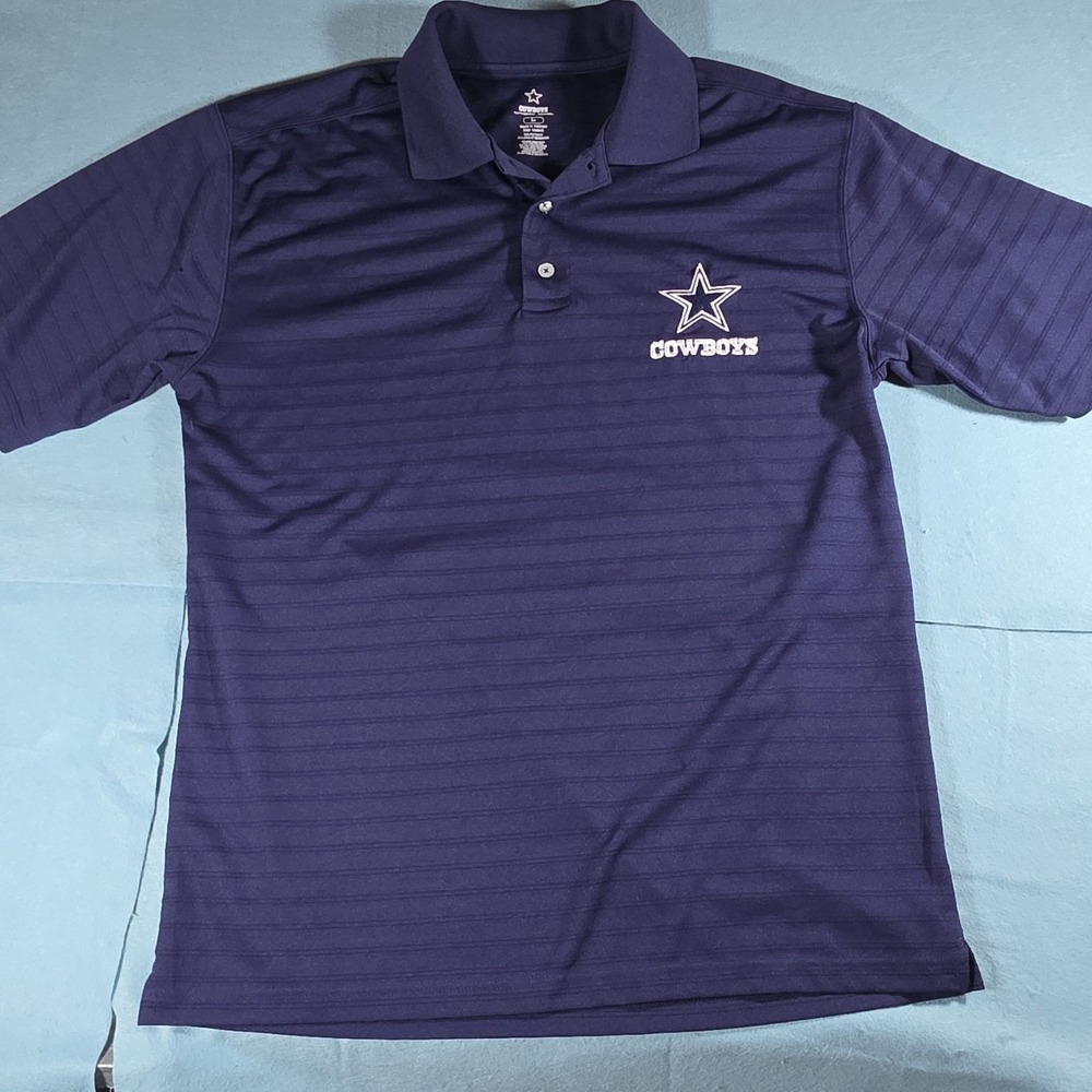 Cowboys Authentic Apparel Dallas Cowboys NFL Navy M Polo Shirt Football